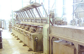 In-line cleaning continuous wiredrawing machine