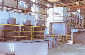 Large automated heat treat furnace