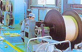 Production facility for aluminium special shaped wires